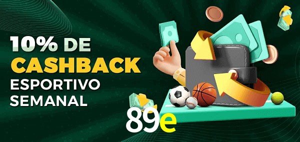 10% de bônus de cashback na 89e